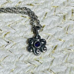 James Avery Gentle Wave Amethyst Pendant
